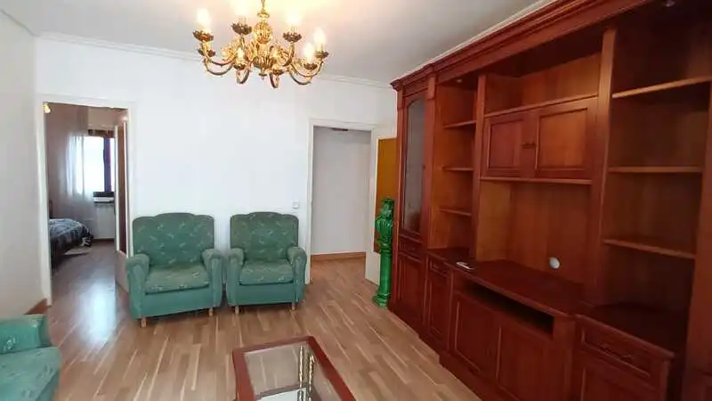 Sala de estar de Piso de alquiler en Madrid con Aire acondicionado, Calefacción y Terraza