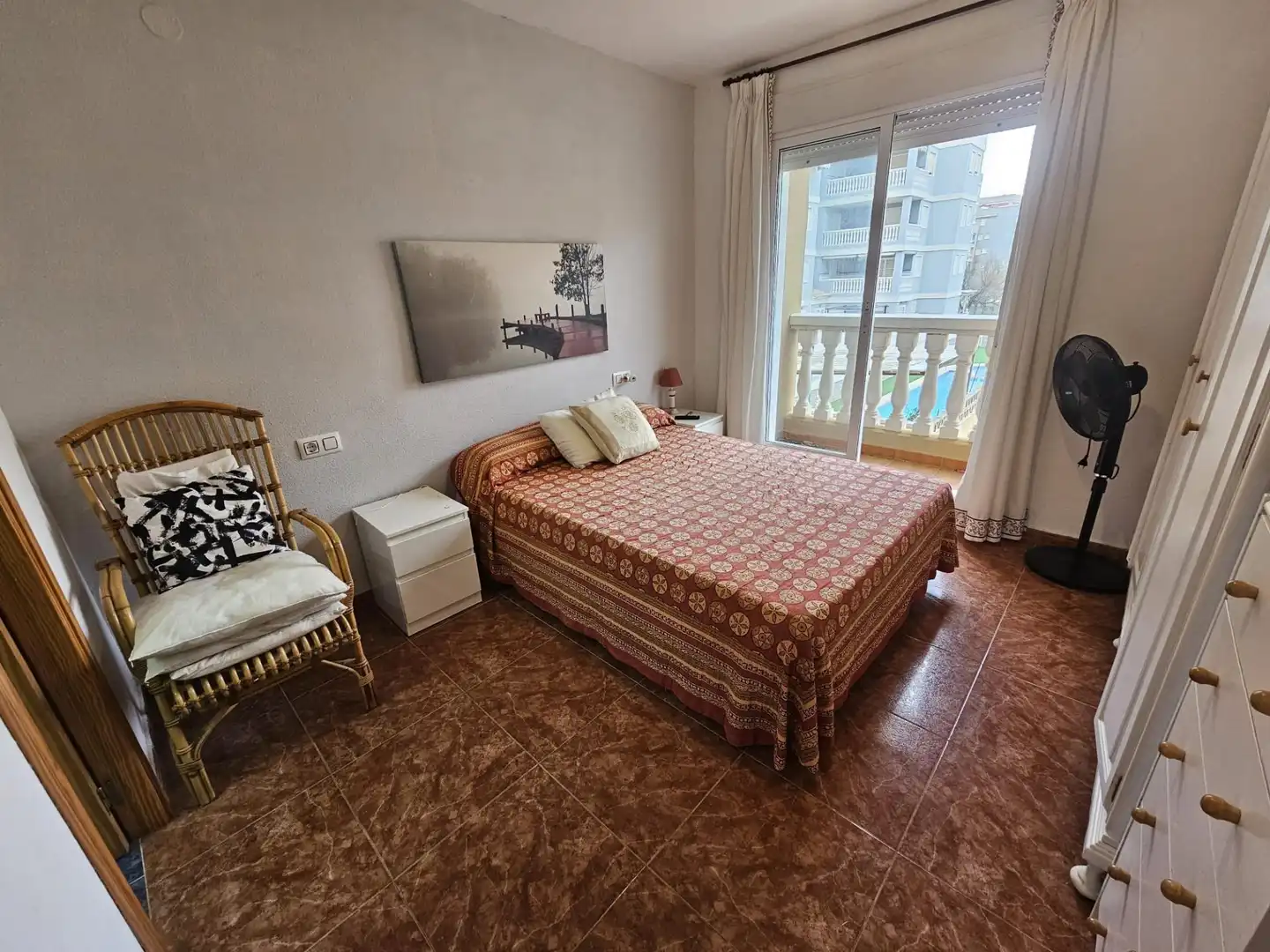 Bedroom of Flat for sale in Sueca  with Air Conditioner, Heating and Storage room