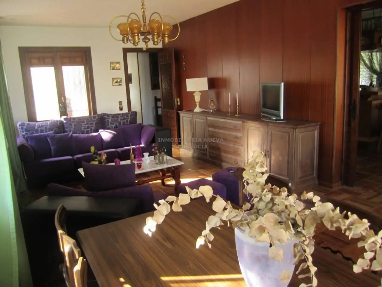 Sala de estar de Casa o chalet de alquiler en Almería con Terraza y Amueblado