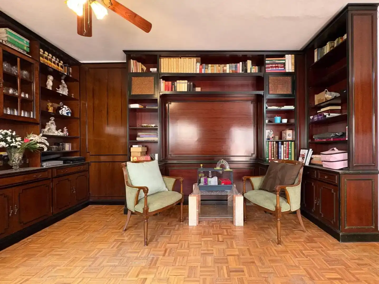 Sala de estar de Piso en venta en  Huelva Capital con Aire acondicionado y Balcón