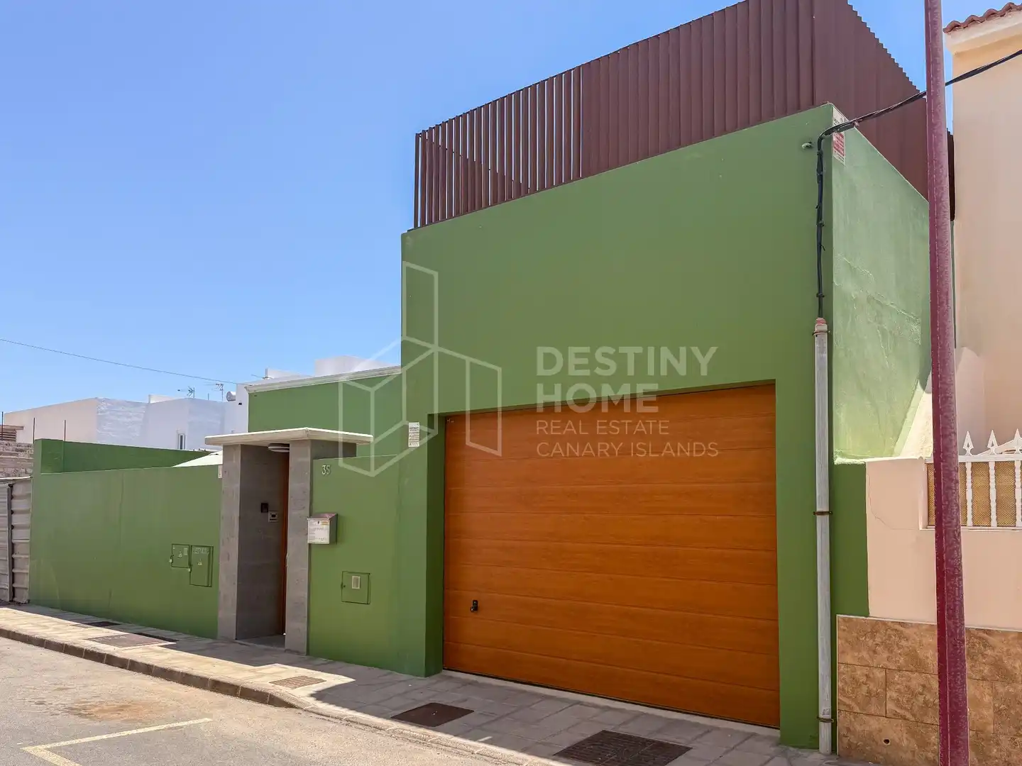 Vista exterior de Casa adosada en venta en El Matorral