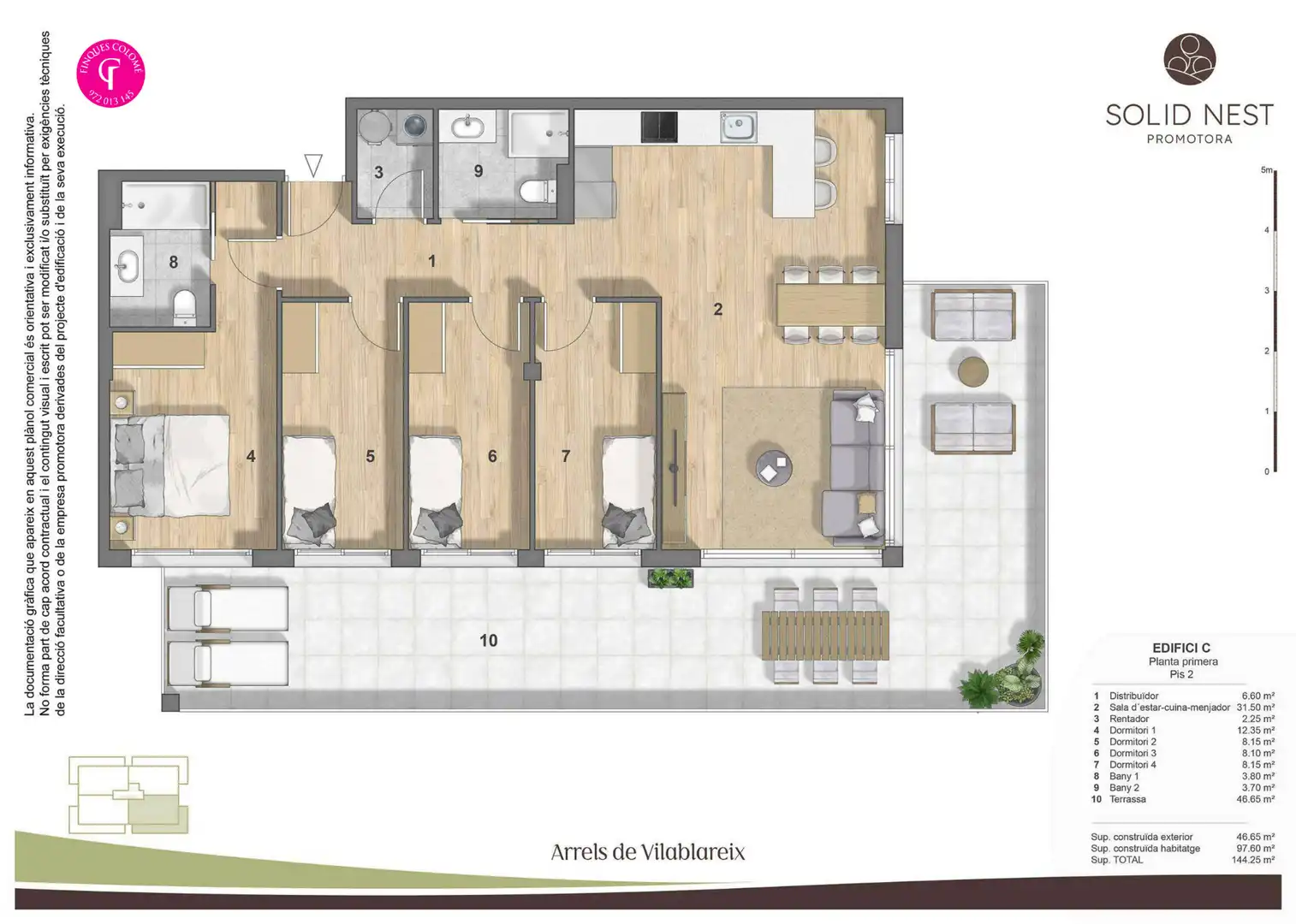 New build Flat with terrace for sale in Carrer Francesc Macià 13, imagen 3