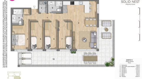 Foto 3 de Piso en venta en Carrer Francesc Macià, 13, Vilablareix, Girona