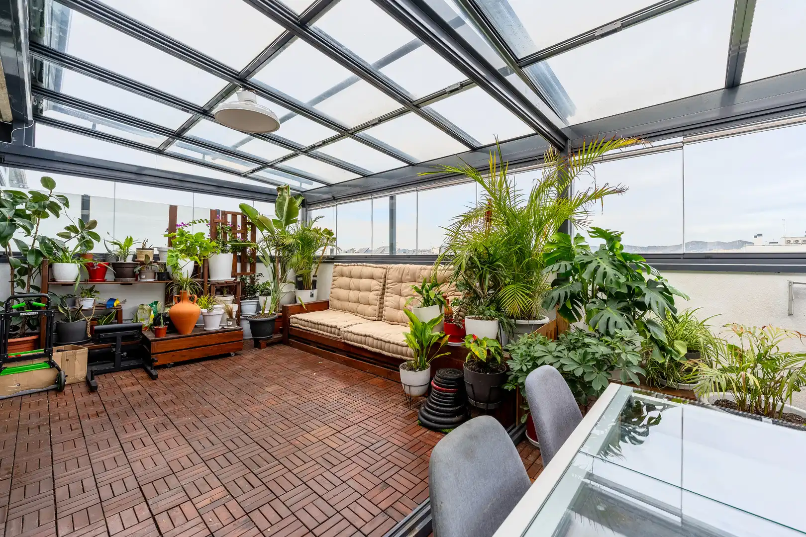 Terraza de Ático en venta en Sant Adrià de Besòs con Aire acondicionado, Calefacción y Parquet
