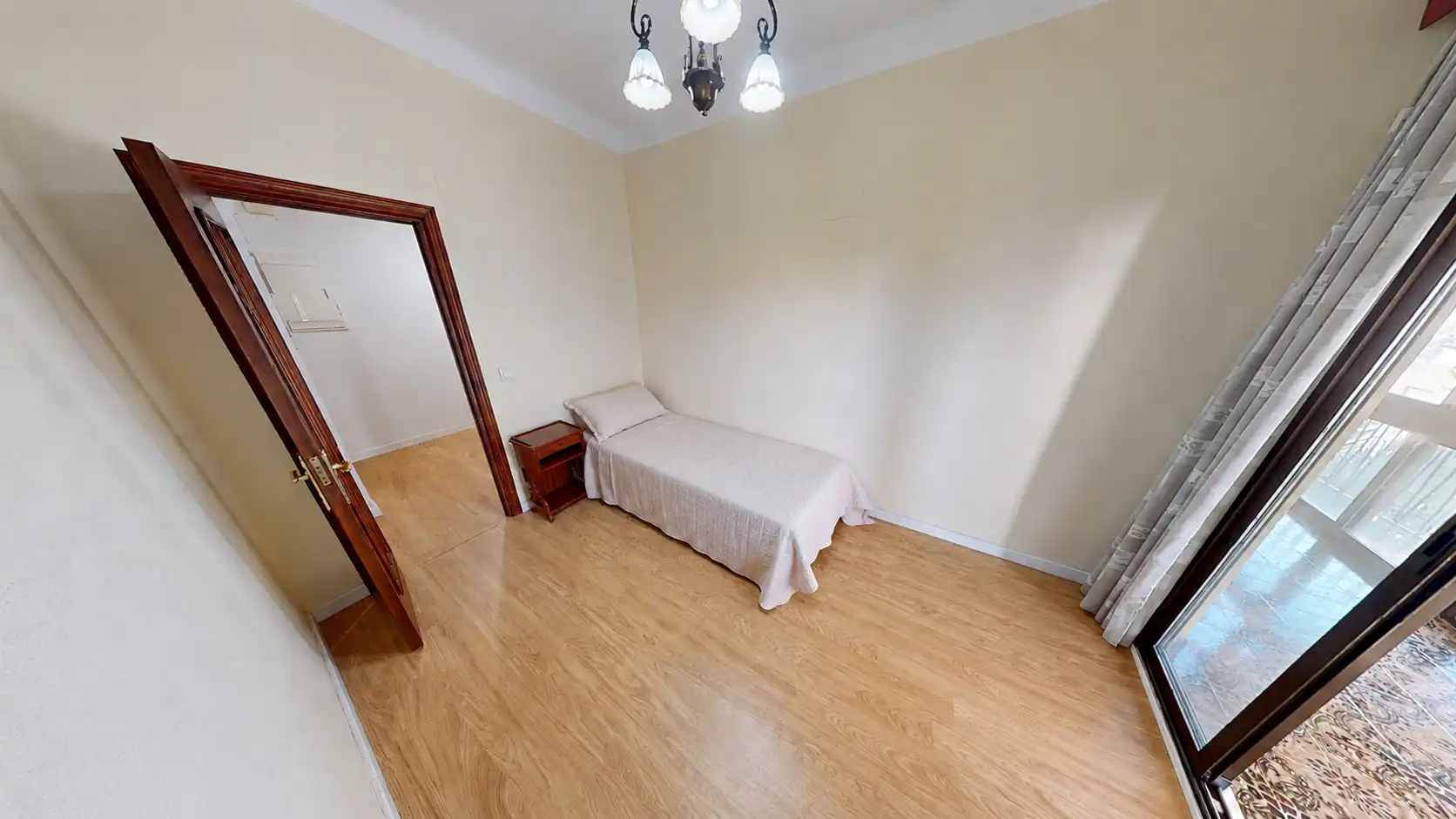 Schlafzimmer von Wohnung zur Miete in Alicante / Alacant mit Klimaanlage, Möbliert und Waschmaschine