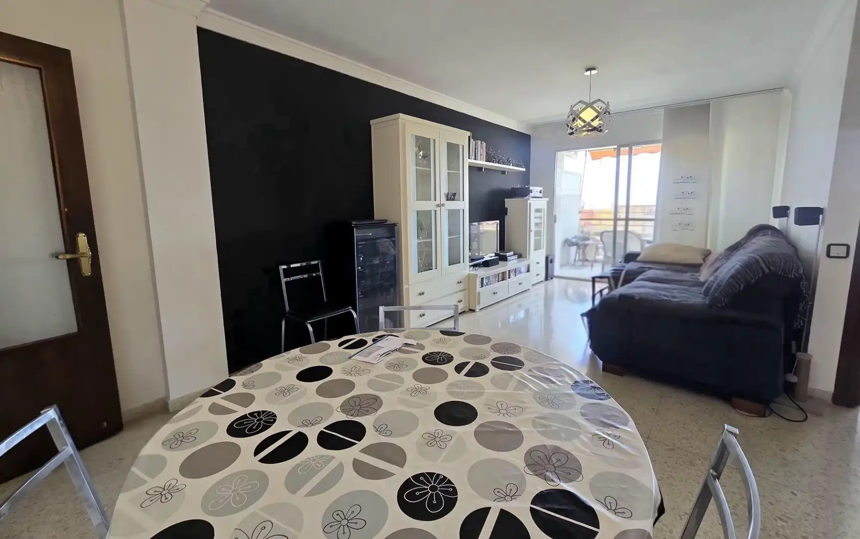 Sala de estar de Piso en venta en Málaga con Jardín privado, Terraza y Amueblado