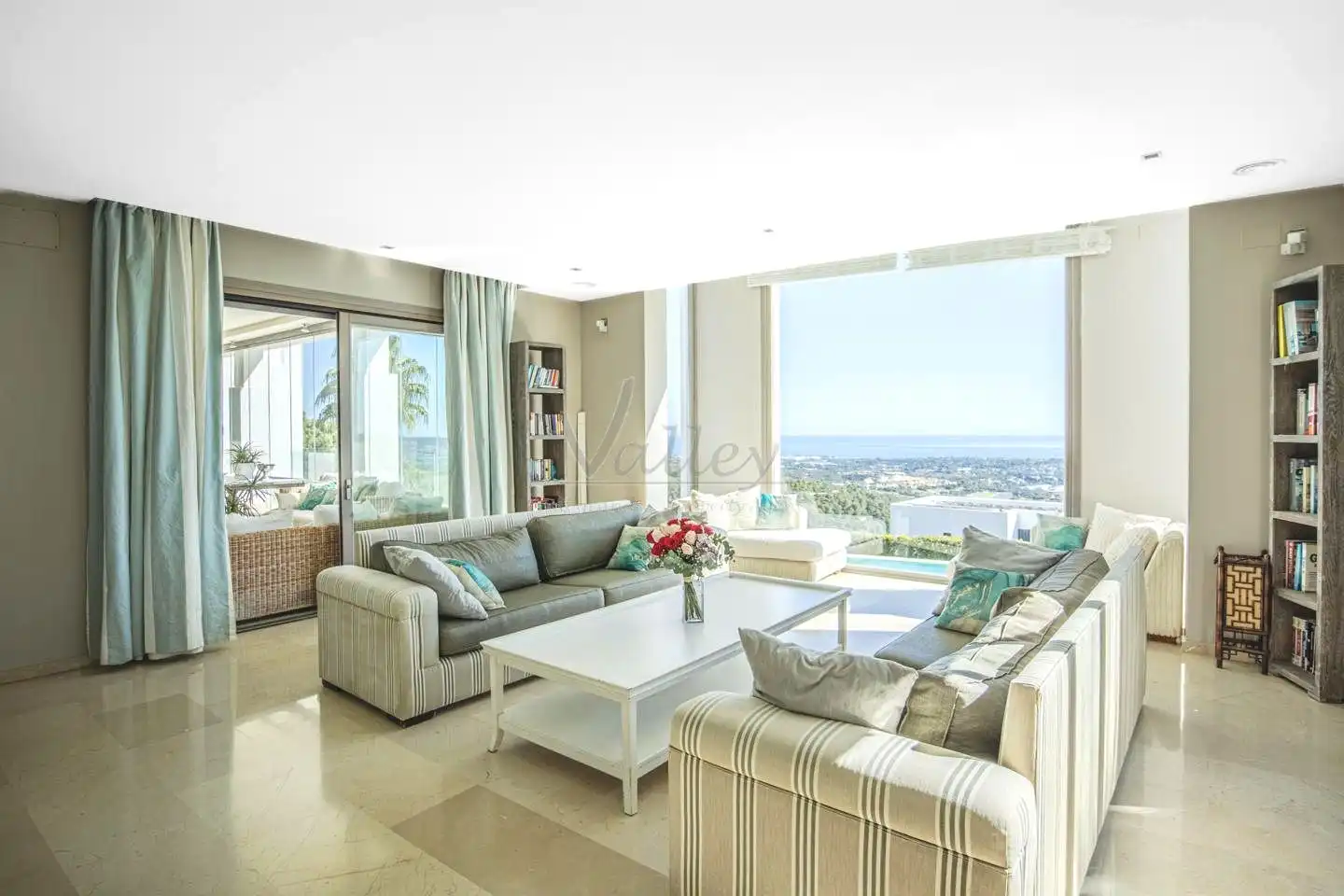 Sala de estar de Casa o chalet de alquiler en Sotogrande con Aire acondicionado, Jardín privado y Terraza