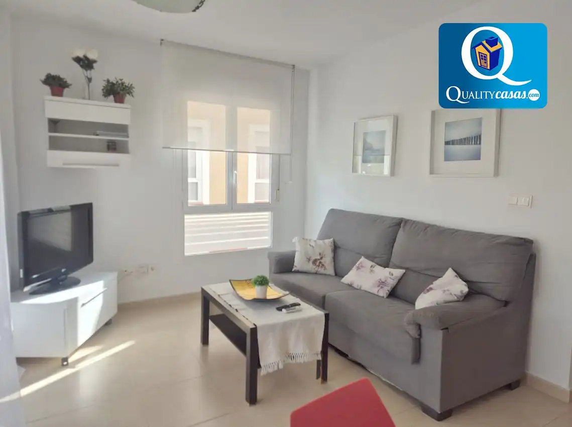 Sala de estar de Piso en venta en Mutxamel con Aire acondicionado, Terraza y Piscina comunitaria
