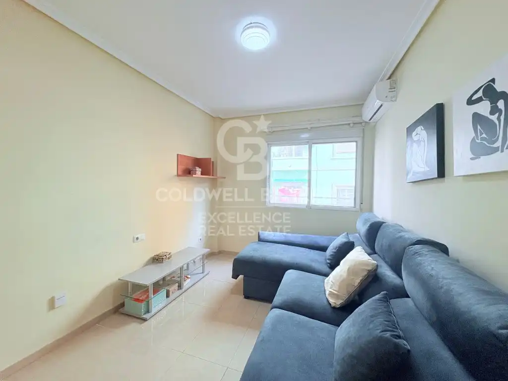 Sala de estar de Piso en venta en Valencia con Aire acondicionado, Terraza y Amueblado