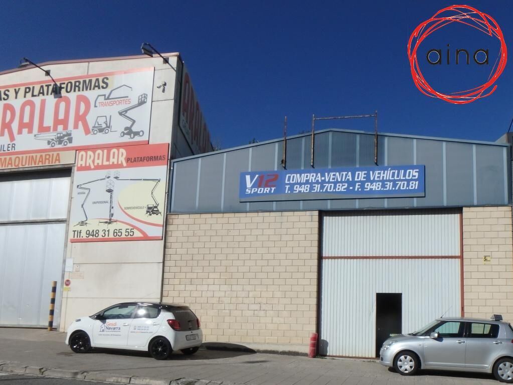 Exterior view of Industrial buildings for sale in Valle de Elorz / Elortzibar