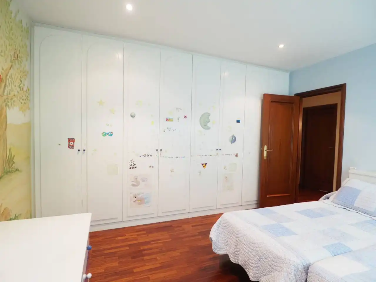 Schlafzimmer von Wohnung zum Verkauf in Granollers mit Heizung, Parkett und Terrasse