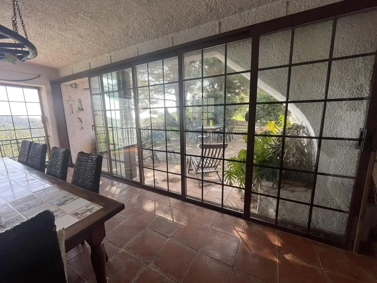 Terrace of Country homes for sale in Sant Iscle de Vallalta  with Private garden, Terrace and Swimming Pool