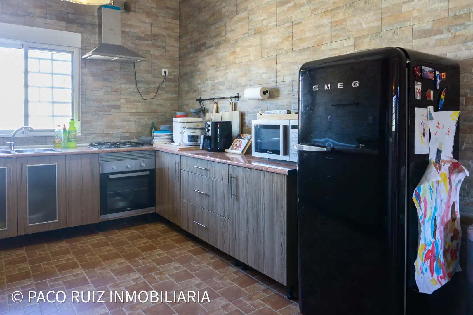 Cocina de Finca rústica en venta en Tabernas con Aire acondicionado, Jardín privado y Terraza