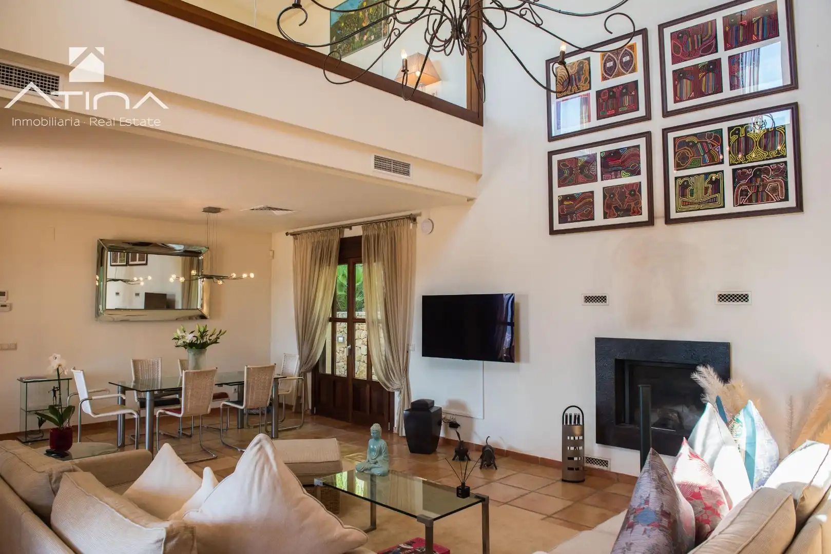 Sala de estar de Casa o chalet en venta en Jávea / Xàbia con Aire acondicionado, Jardín privado y Terraza