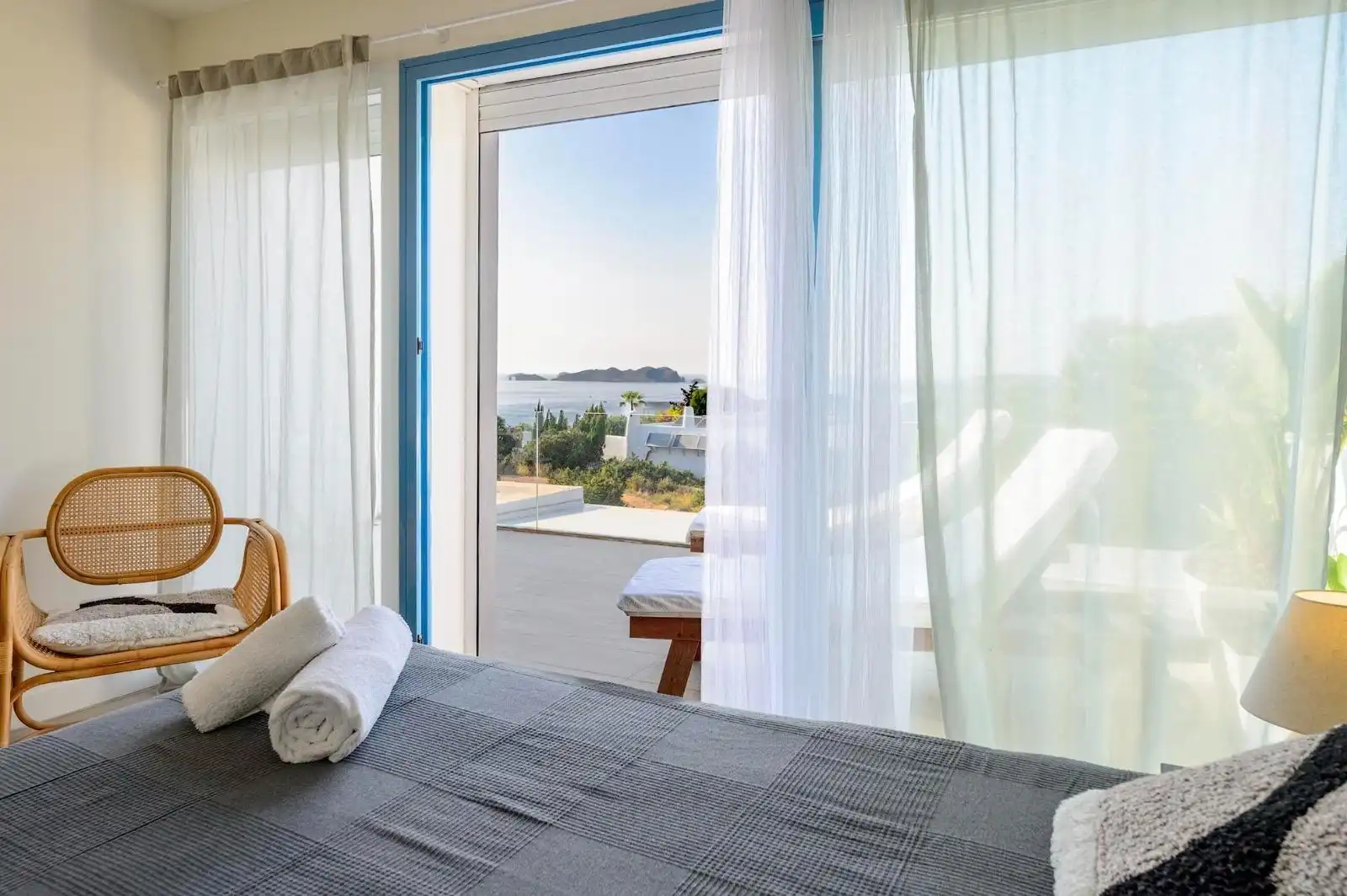 Bedroom of Detached homes for sale in Sant Josep de sa Talaia  with Air Conditioner, Heating and Private garden
