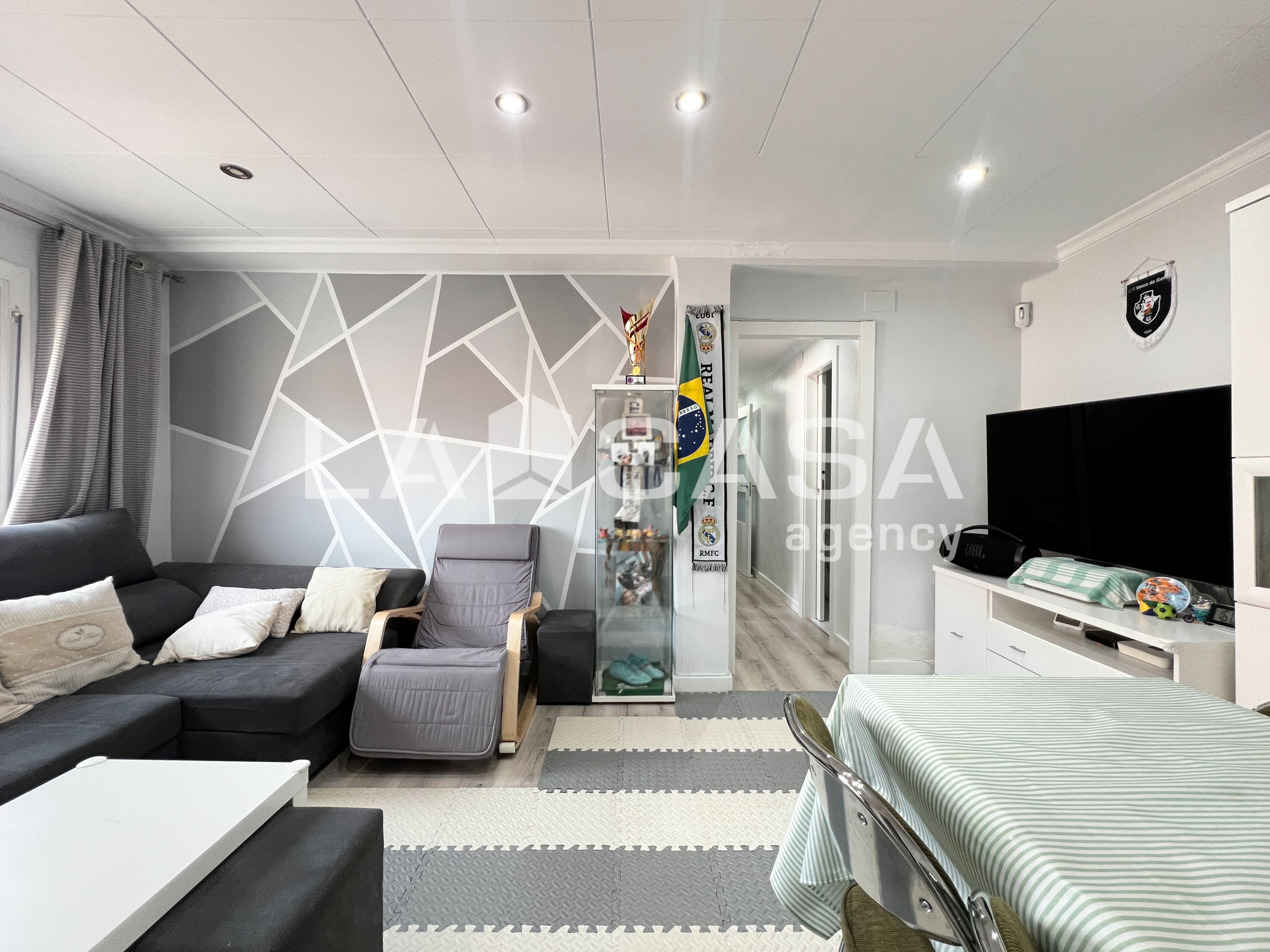 Sala de estar de Piso en venta en Badalona con Balcón