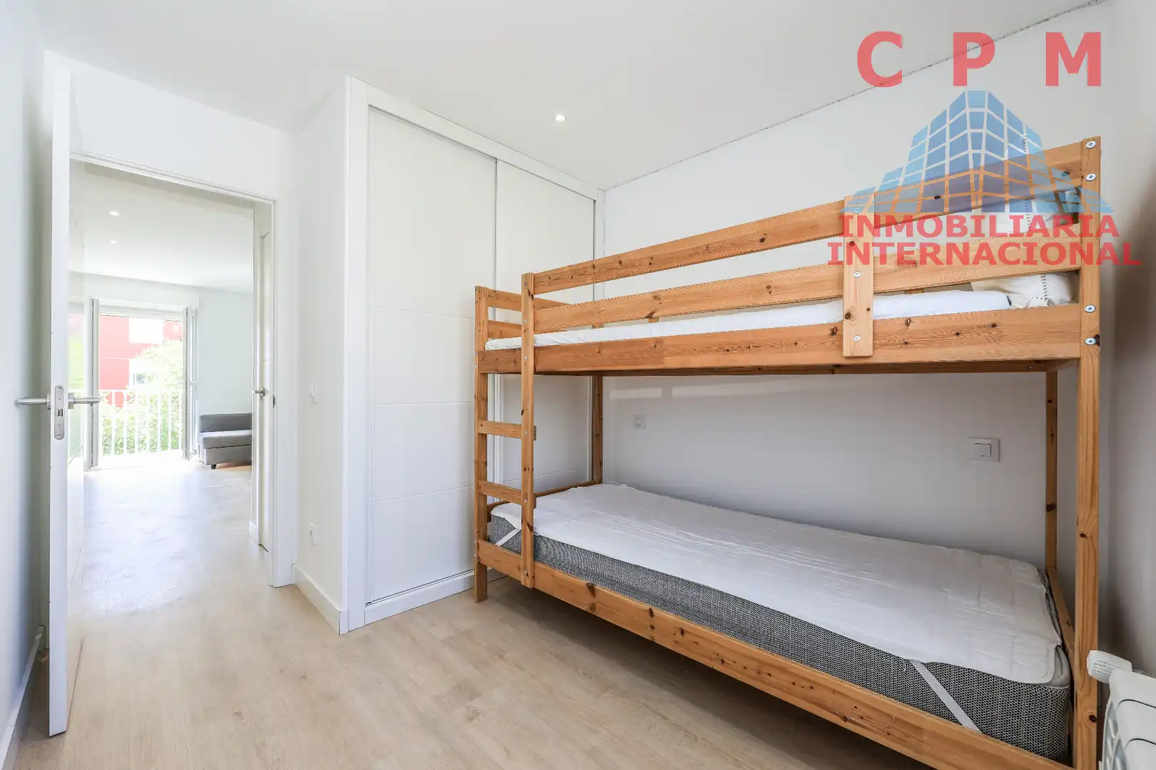 Schlafzimmer von Wohnung zur Miete in Madrid mit Klimaanlage, Heizung und Parkett