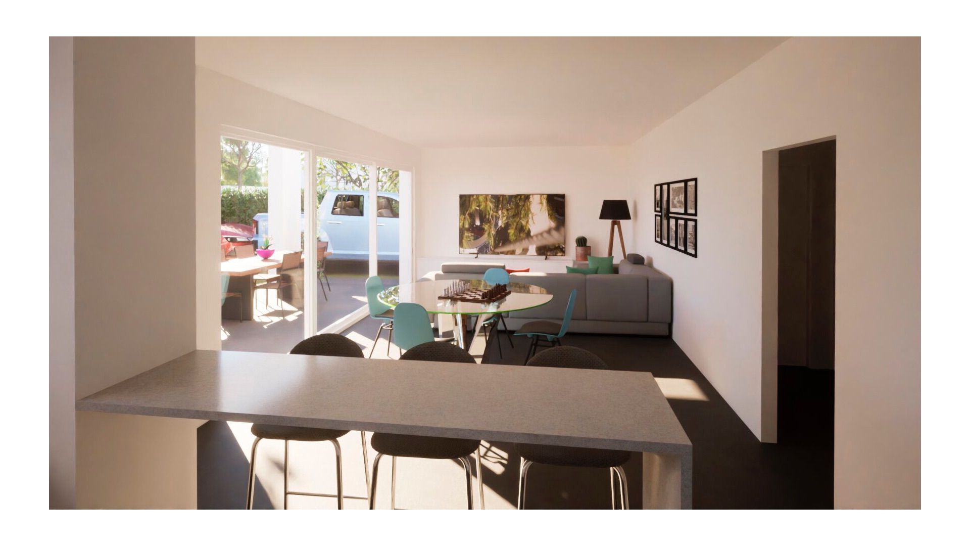 Living room of House or chalet for sale in Vilamacolum  with Air Conditioner, Heating and Private garden