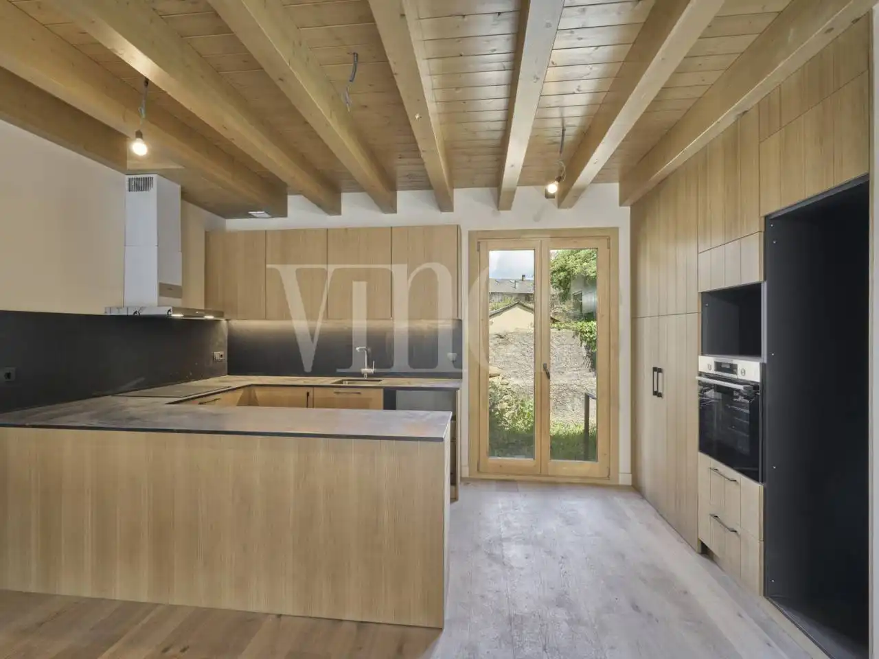 Kitchen of Detached homes for sale in Puigcerdà  with Heating, Private garden and Parquet flooring