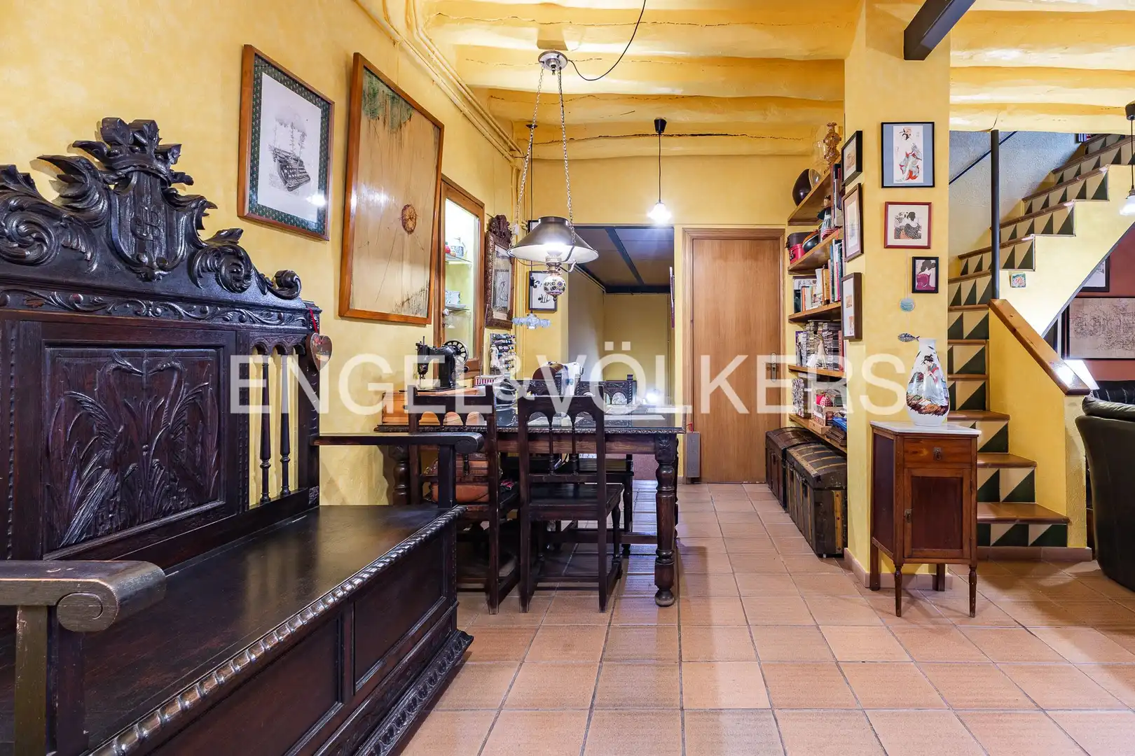 Comedor de Casa adosada en venta en Figaró-Montmany con Aire acondicionado, Calefacción y Parquet