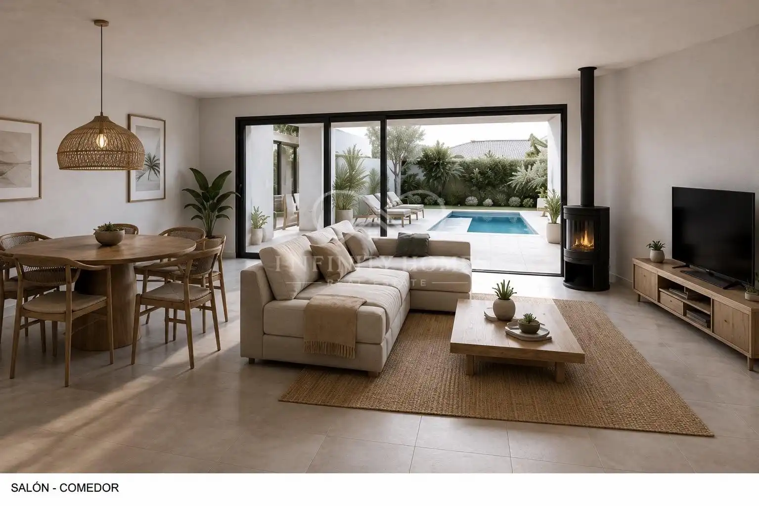 Sala de estar de Casa adosada en venta en Maó - Mahón