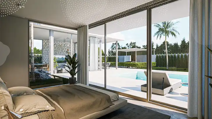 Bedroom of Houses for sale in Altea  with Air Conditioner, Heating and Private garden