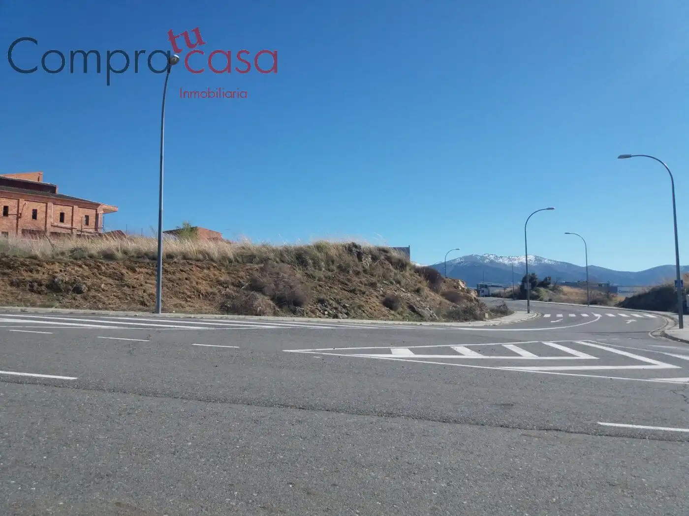 Vista exterior de Terreny industrial en venda en Segovia