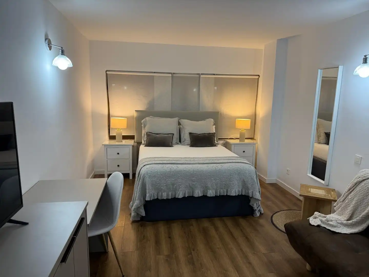 Schlafzimmer von Wohnung zum Verkauf in Valencia mit Klimaanlage, Parkett und Alarm