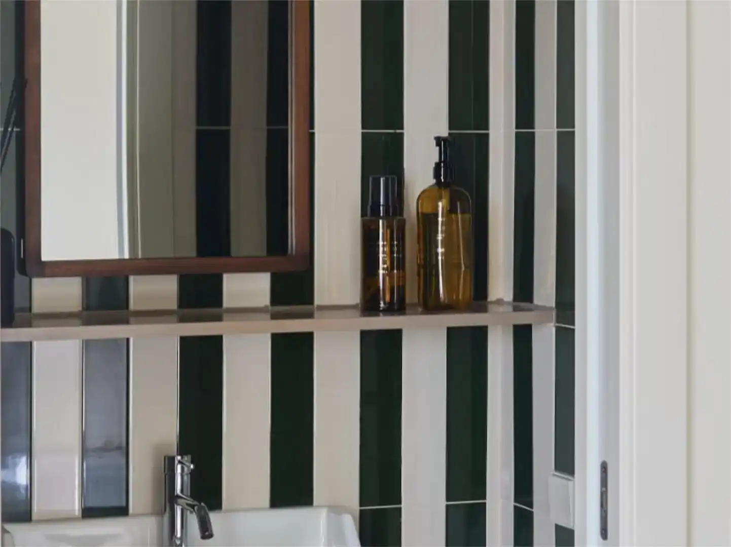 Badezimmer von Haus oder Chalet zur Miete in Almonte mit Klimaanlage, Privatgarten und Schwimmbad