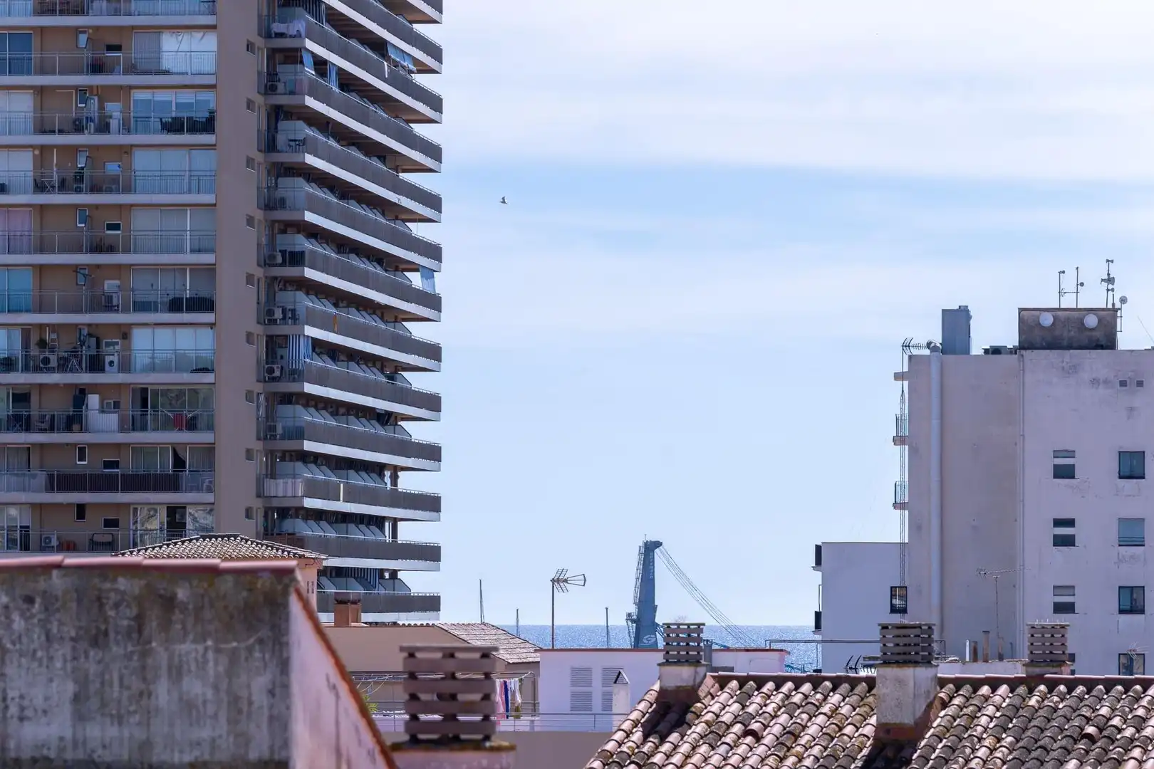 Terraza de Piso de alquiler en Palamós con Calefacción y Piscina comunitaria