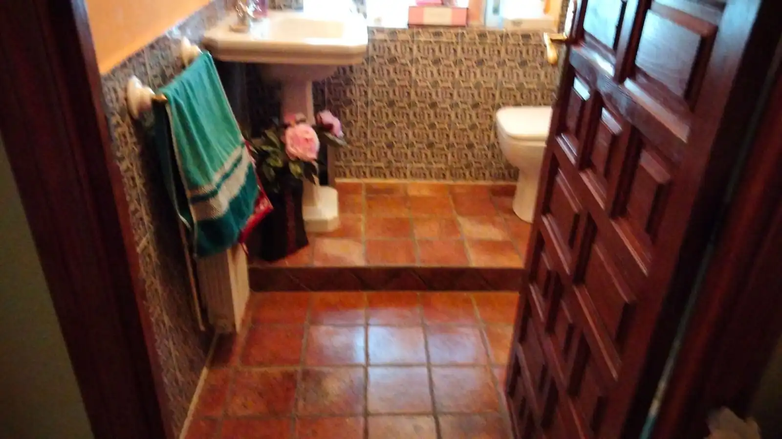 Baño de Casa o chalet en venta en Robledo de Chavela con Calefacción, Jardín privado y Trastero