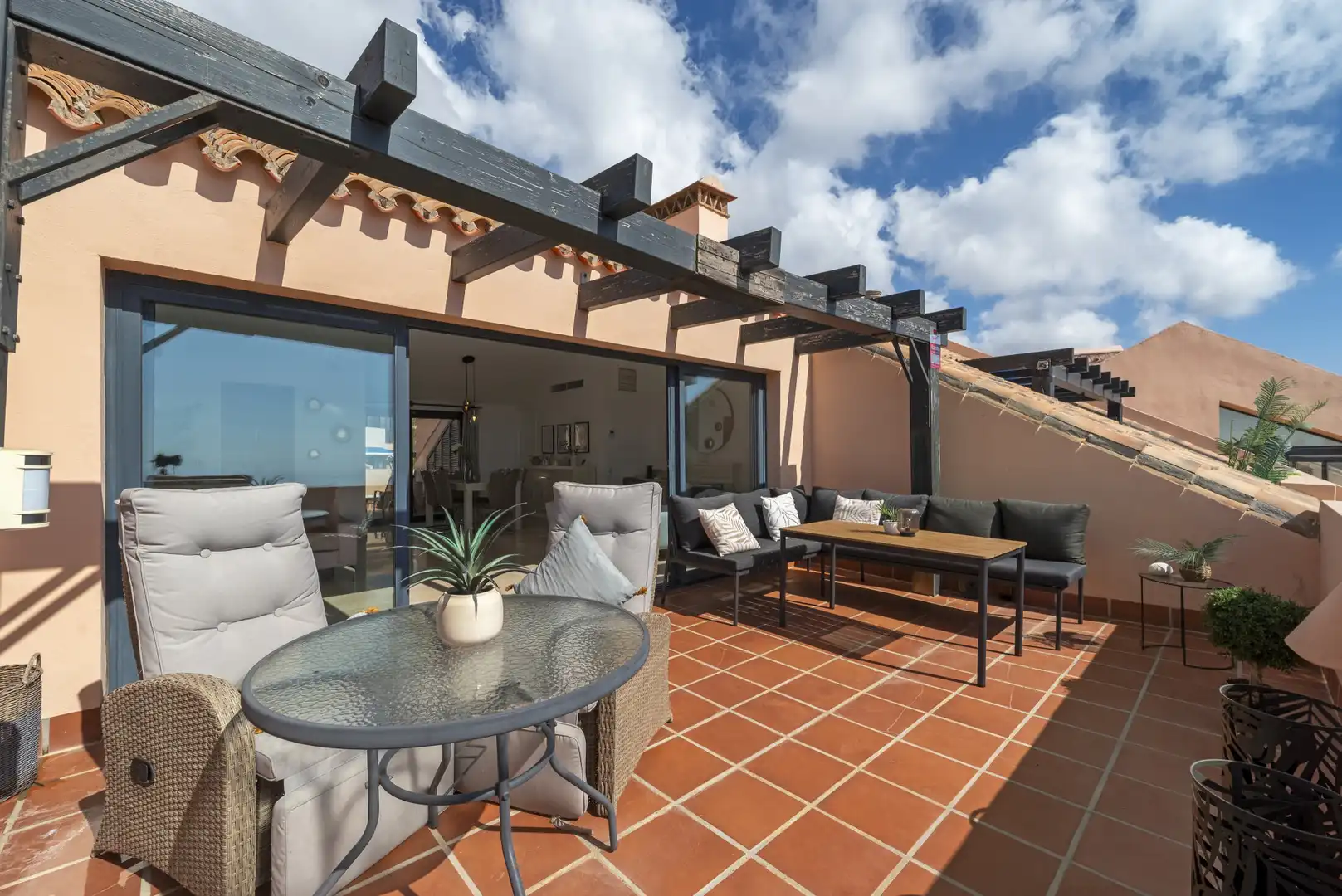 Terraza de Ático en venta en Mijas con Aire acondicionado, Terraza y Piscina