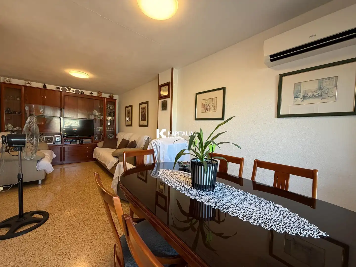 Living room of Flat for sale in Ontinyent  with Air Conditioner, Heating and Balcony