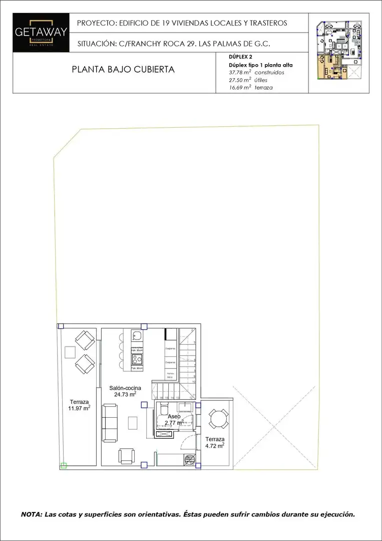 Attic for sale in Las Palmas de Gran Canaria  with Air Conditioner, Heating and Terrace