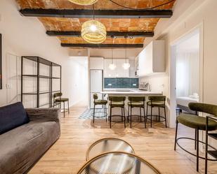 Living room of Apartment to share in  Barcelona Capital  with Air Conditioner and Terrace