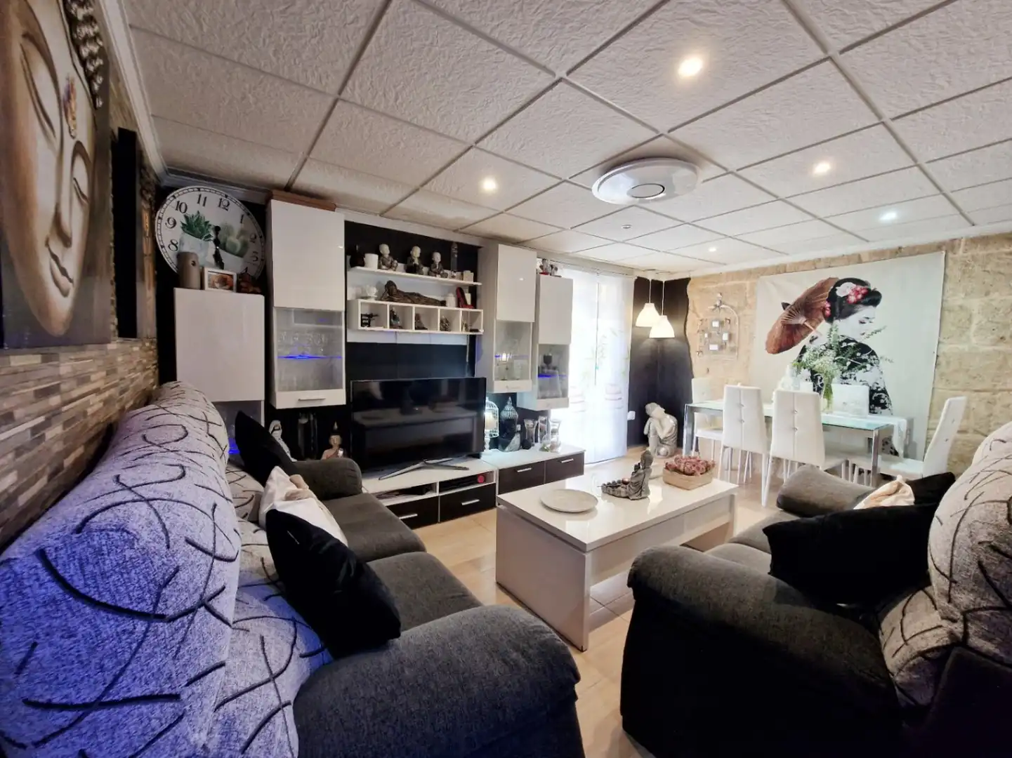 Sala d'estar de Finca rústica en venda en Jávea / Xàbia amb Aire condicionat, Calefacció i Terrassa