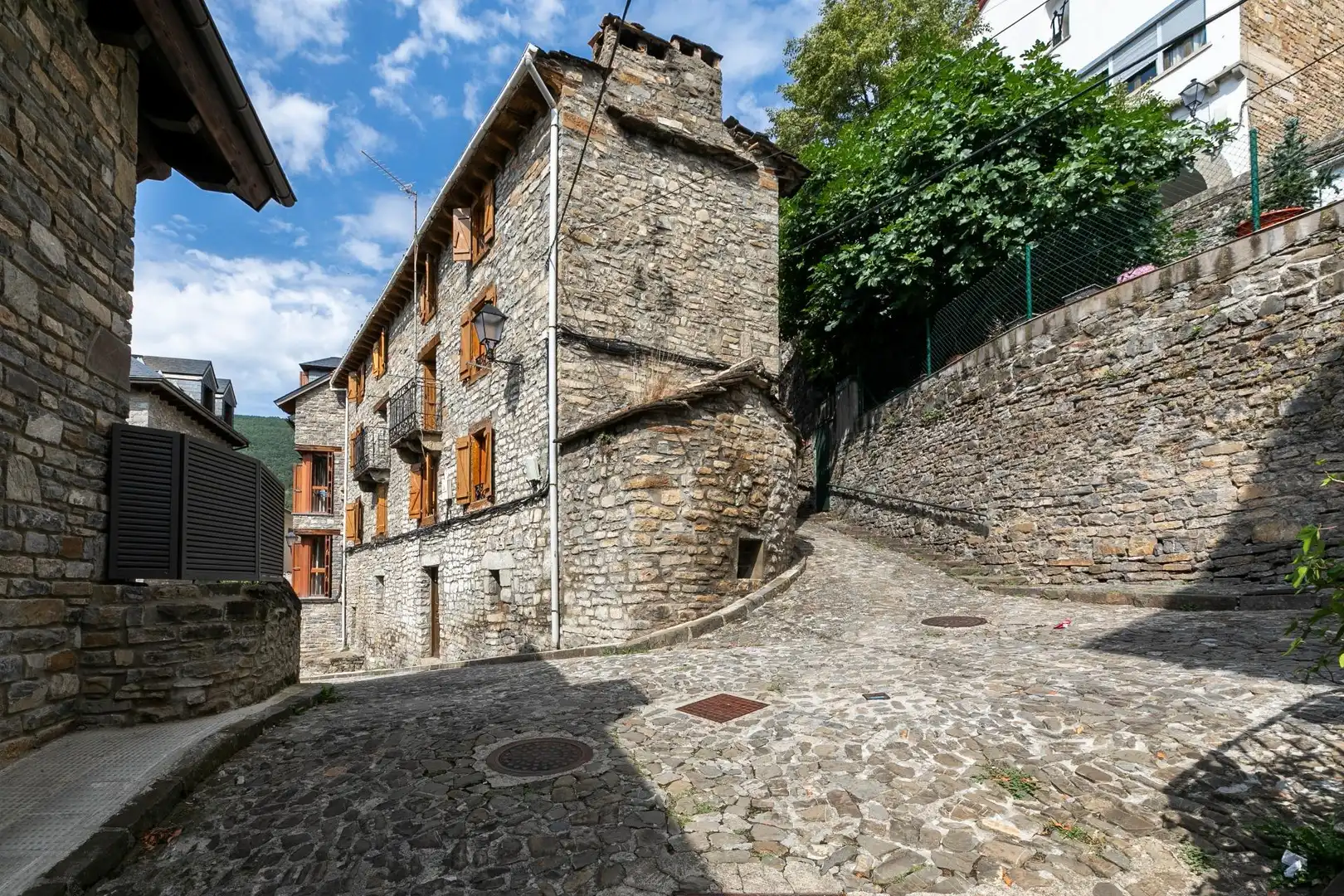 Vista exterior de Casa o chalet en venta en Biescas con Trastero