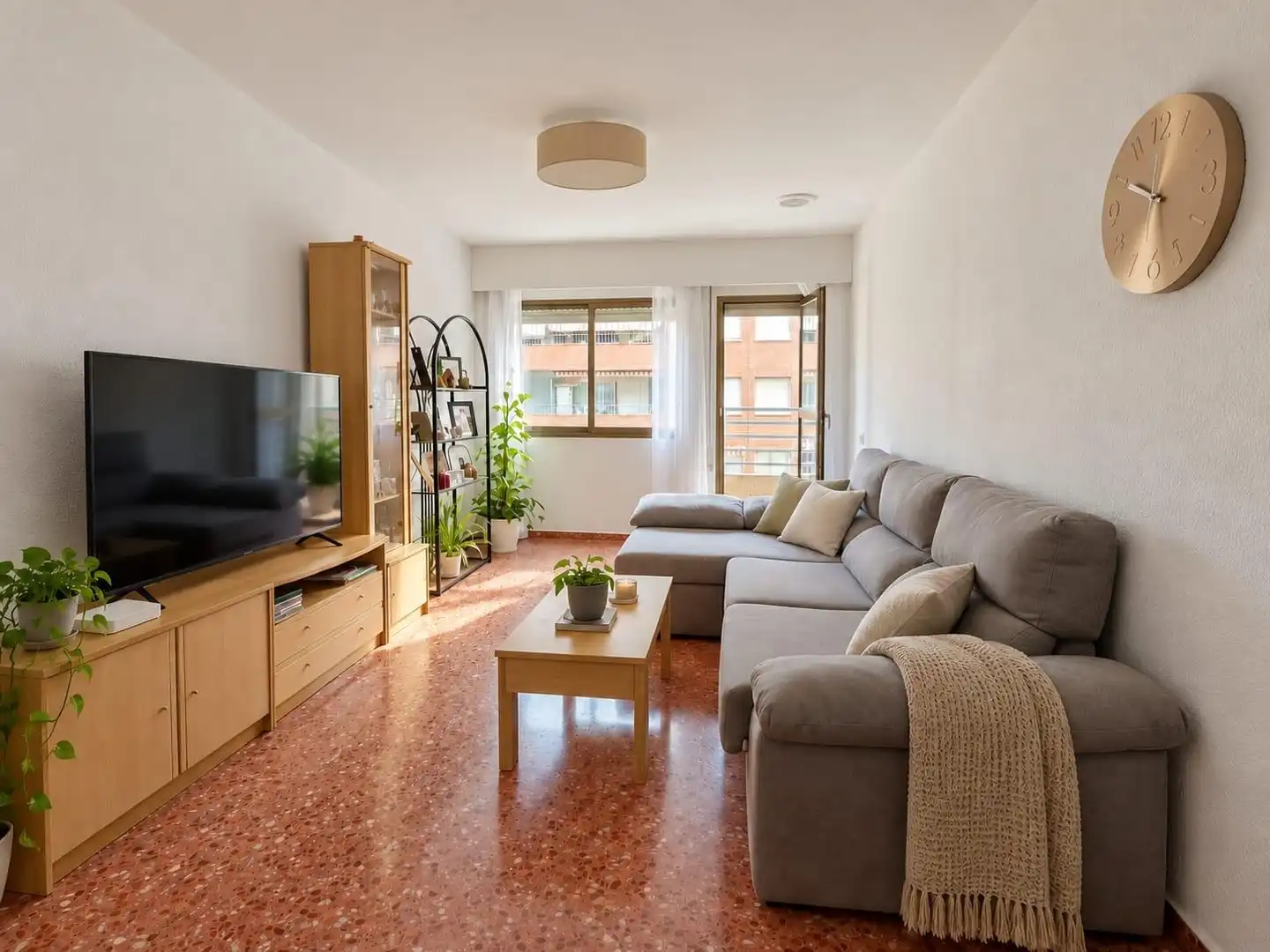 Living room of Flat for sale in Germaníes - Juzgados