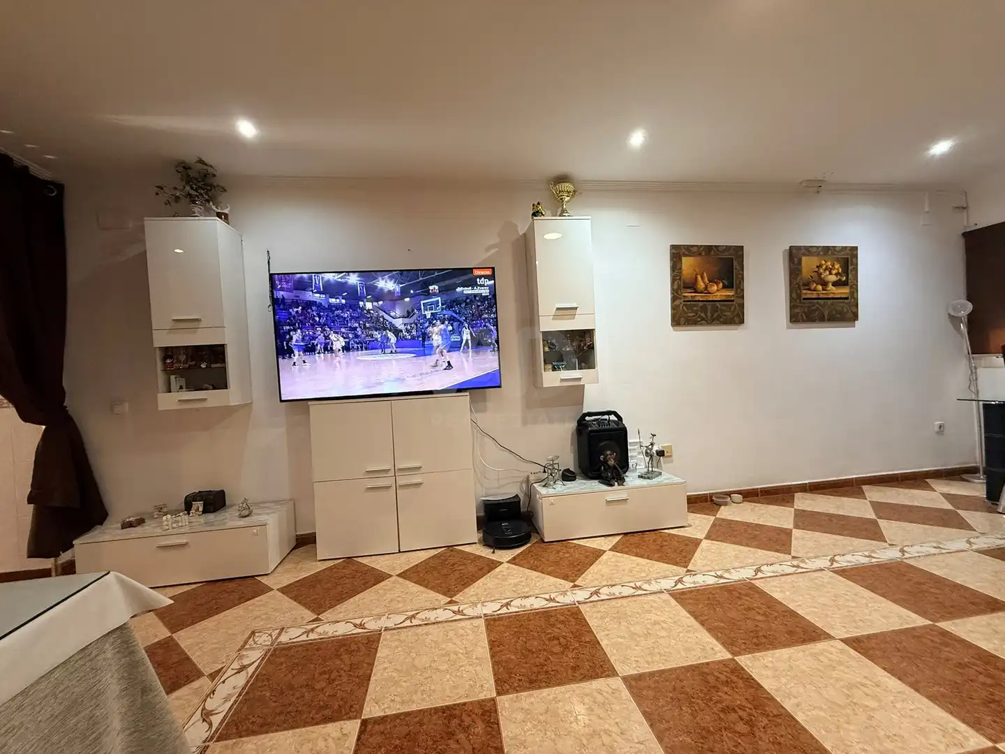 Sala de estar de Casa adosada en venta en Huelva con Aire acondicionado y Calefacción