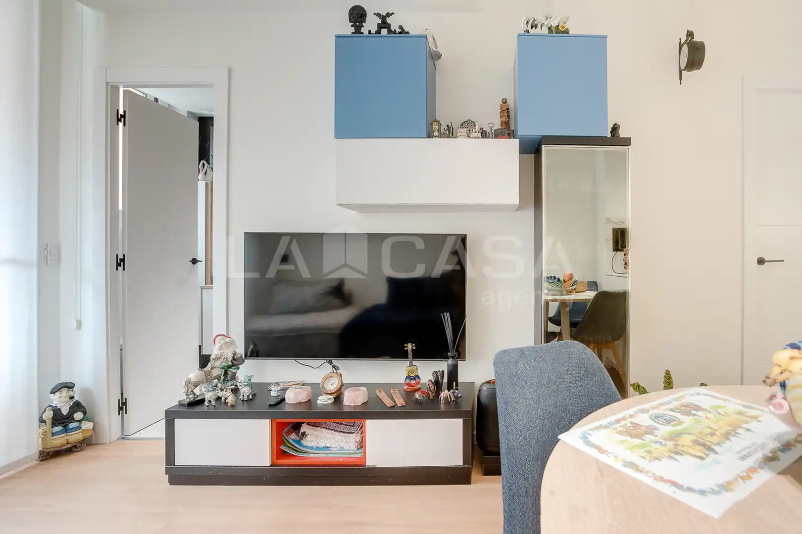 Wohnzimmer von Wohnung zum Verkauf in Barcelona mit Balkon
