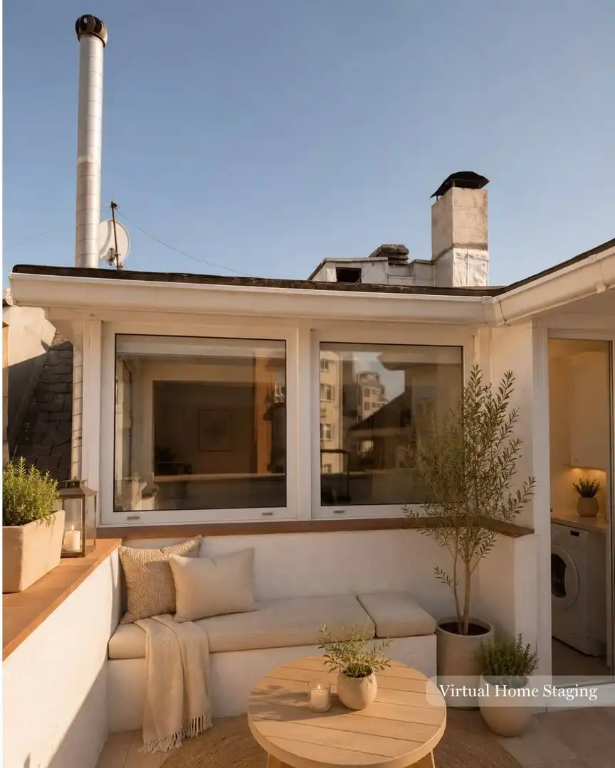 Terraza de Ático de alquiler en Madrid con Aire acondicionado, Calefacción y Terraza