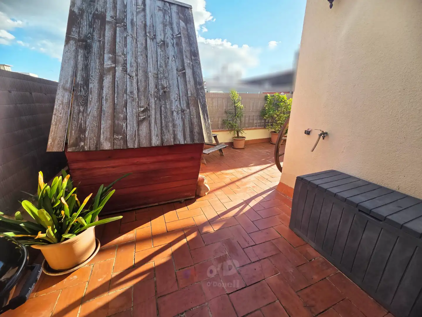Terrasse von Dachboden zum Verkauf in Sant Boi de Llobregat mit Klimaanlage, Terrasse und Ofen