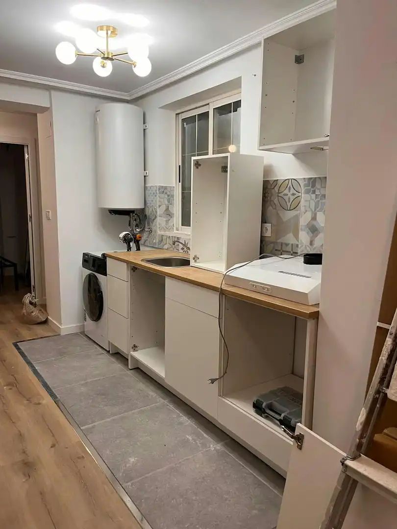 Cocina de Piso para compartir en Valencia con Amueblado y Lavadora