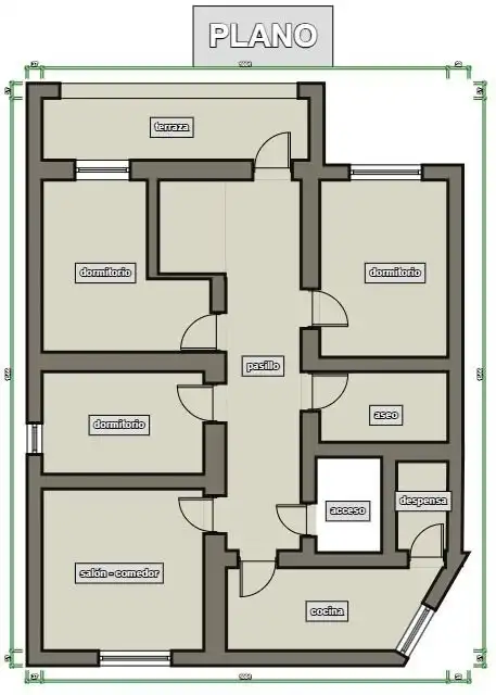 Wohnung zum Verkauf in Ibdes mit Heizung und Terrasse