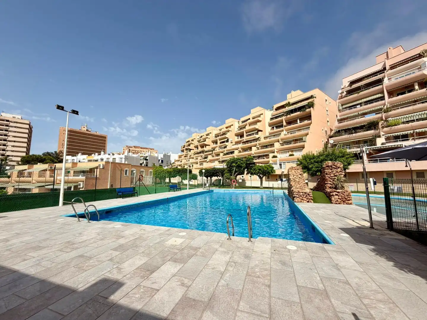 Swimming pool of Flat for sale in Roquetas de Mar  with Air Conditioner, Terrace and Storage room