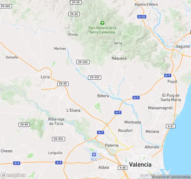 Vista exterior de Piso en venta en Bétera
