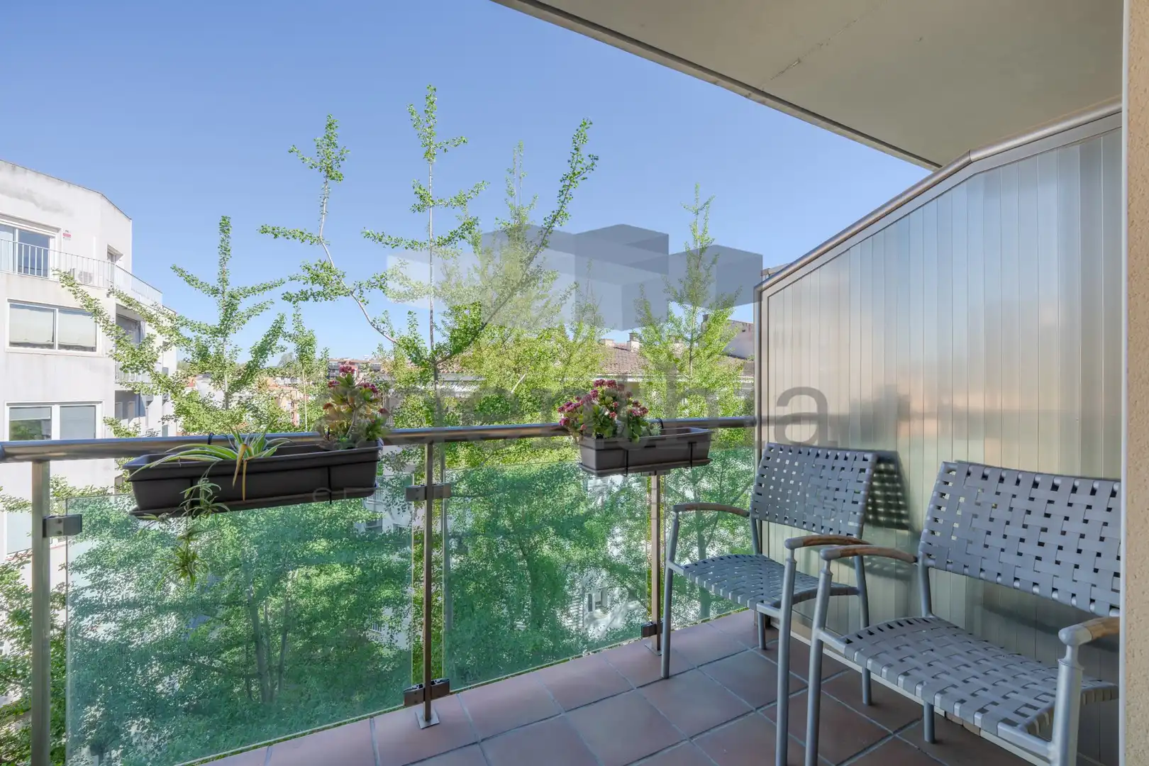 Balcony of Flat for sale in Girona  with Air Conditioner, Heating and Balcony