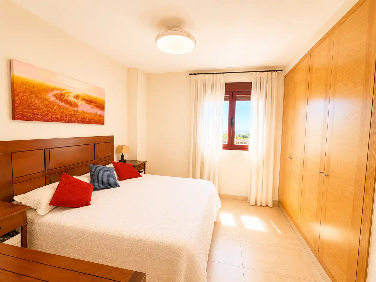 Bedroom of Flat for sale in Sevilla  with Air Conditioner and Community pool