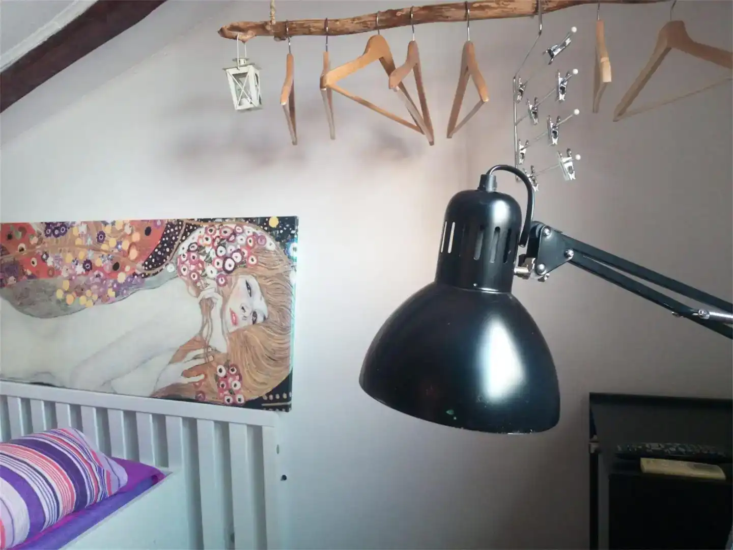 Schlafzimmer von Maisonette zur Miete in Madrid mit Klimaanlage und Möbliert