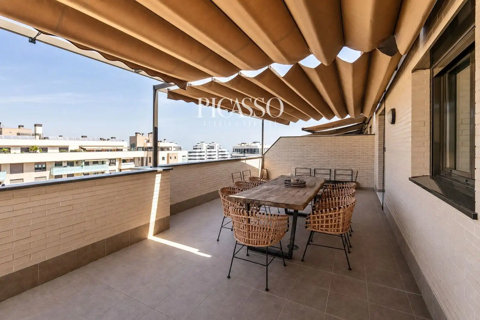 Terrace of Flat for rent in Torremolinos  with Air Conditioner, Heating and Terrace